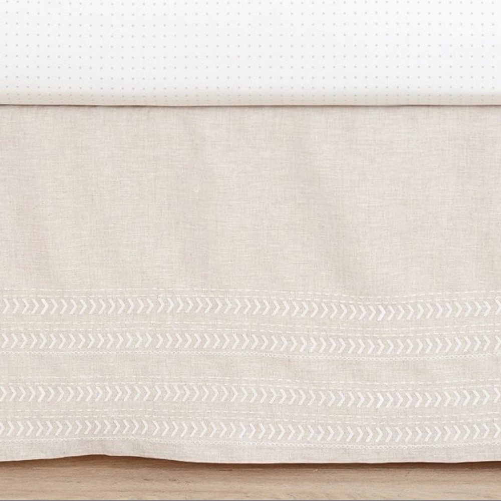 COPY - Pottery Barn Sweet Animal crib skirt